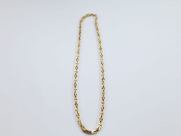 Kongelenke halskjede i 14 karat gull – 56 cm - Image 3
