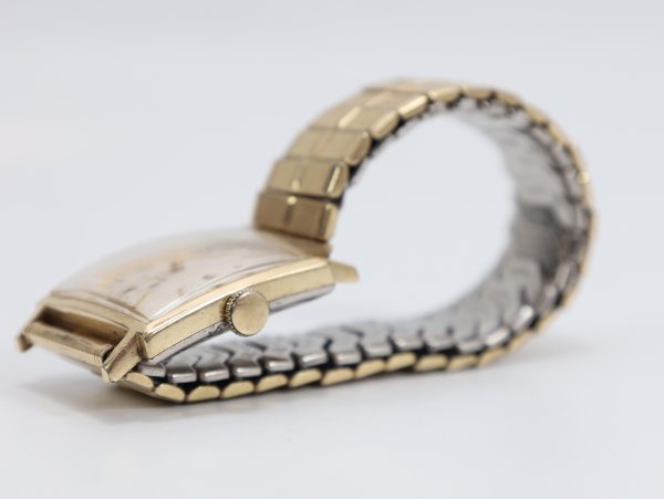 Elgin 19 Jewels – vintage kvadratisk armbåndsur, 26 mm - Image 10