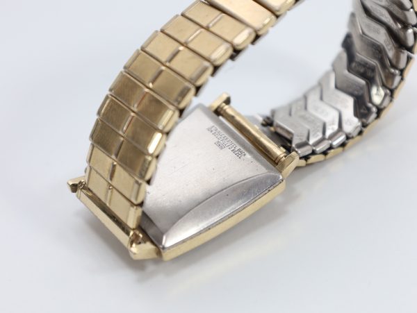 Elgin 19 Jewels – vintage kvadratisk armbåndsur, 26 mm - Image 12