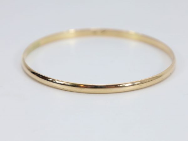 Armring i 14 karat (585) gult gull – innvendig diameter 6,1 cm - Image 7