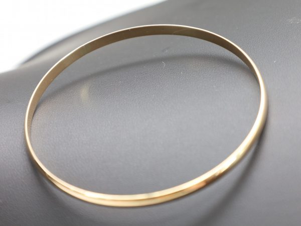 Armring i 14 karat (585) gult gull – innvendig diameter 6,1 cm - Image 3