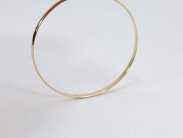 Armring i 14 karat (585) gult gull – innvendig diameter 6,1 cm - Image 2