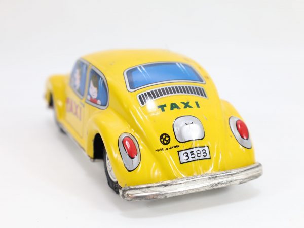 Volkswagen Boble Taxi blikkbil – “Japan” – ca. 15,5 cm - Image 6