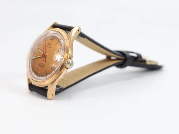 G.O.W. 17 Jewels armbåndsur – vintage sveitsisk herreklokke 35 mm - Image 5