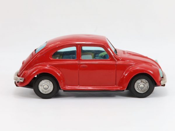 Bandai Volkswagen Boble – Rød blikkbil, ca. 18 cm - Image 3