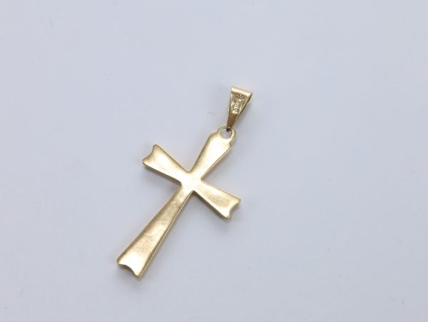 Korsanheng i 585 gull – klassisk design, 19 × 32 mm - Image 3