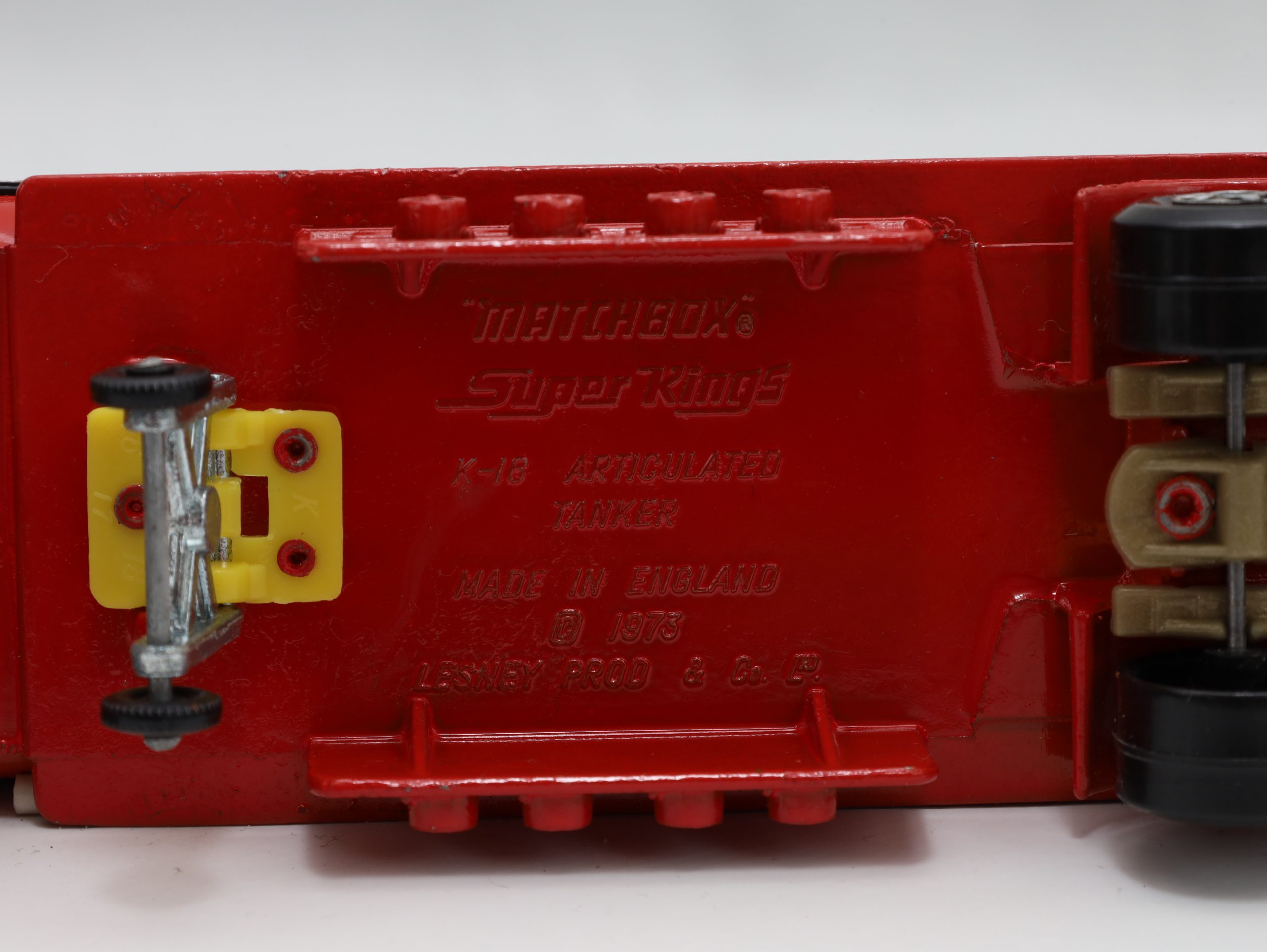 Matchbox SuperKings K-18 Texaco Tanker Truck (1973) – Lesney England - Image 4