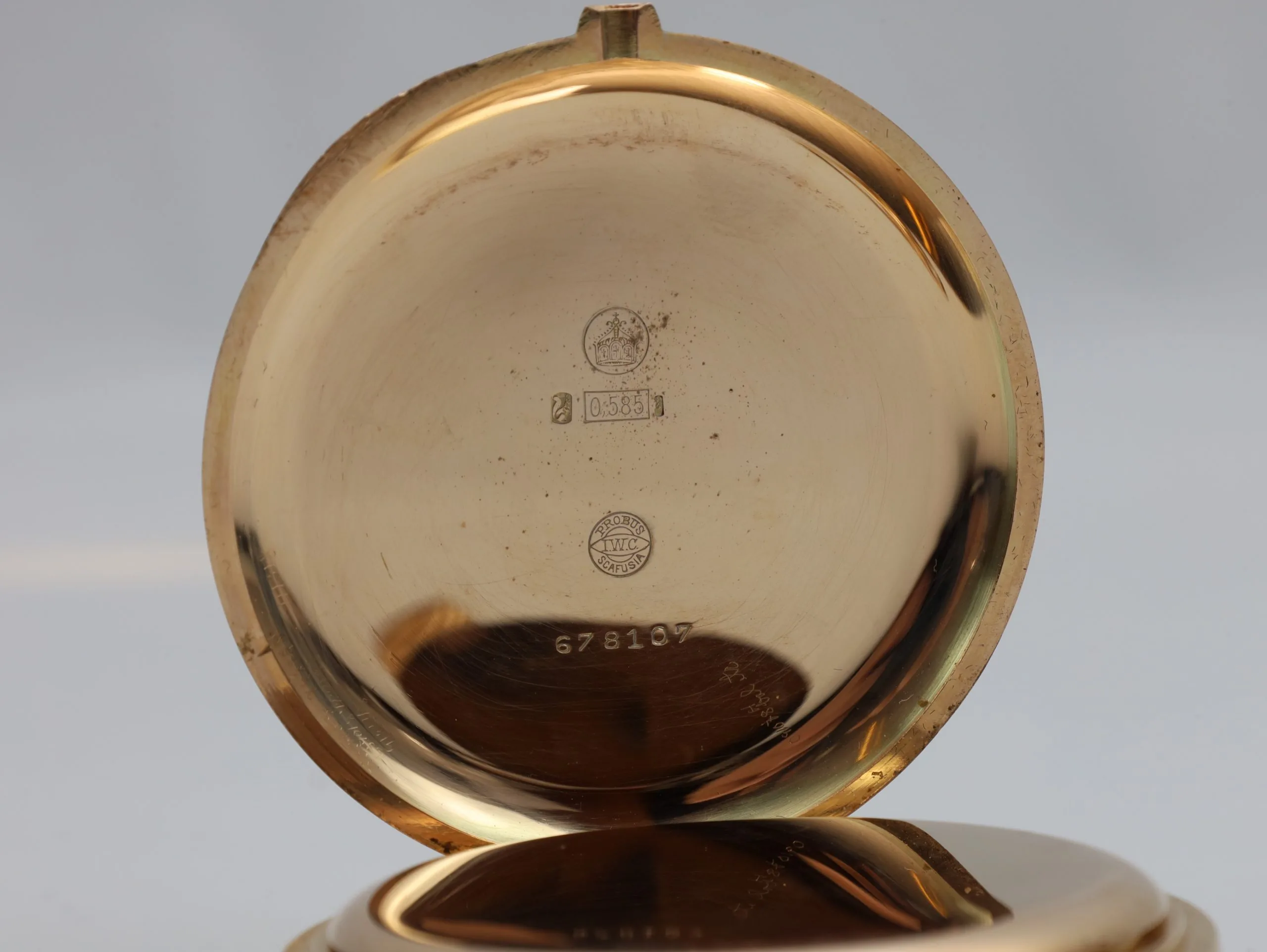 IWC Schaffhausen lommeur i 14K gull – ca. 1920–1930, totalvekt 89,92 g - Image 7