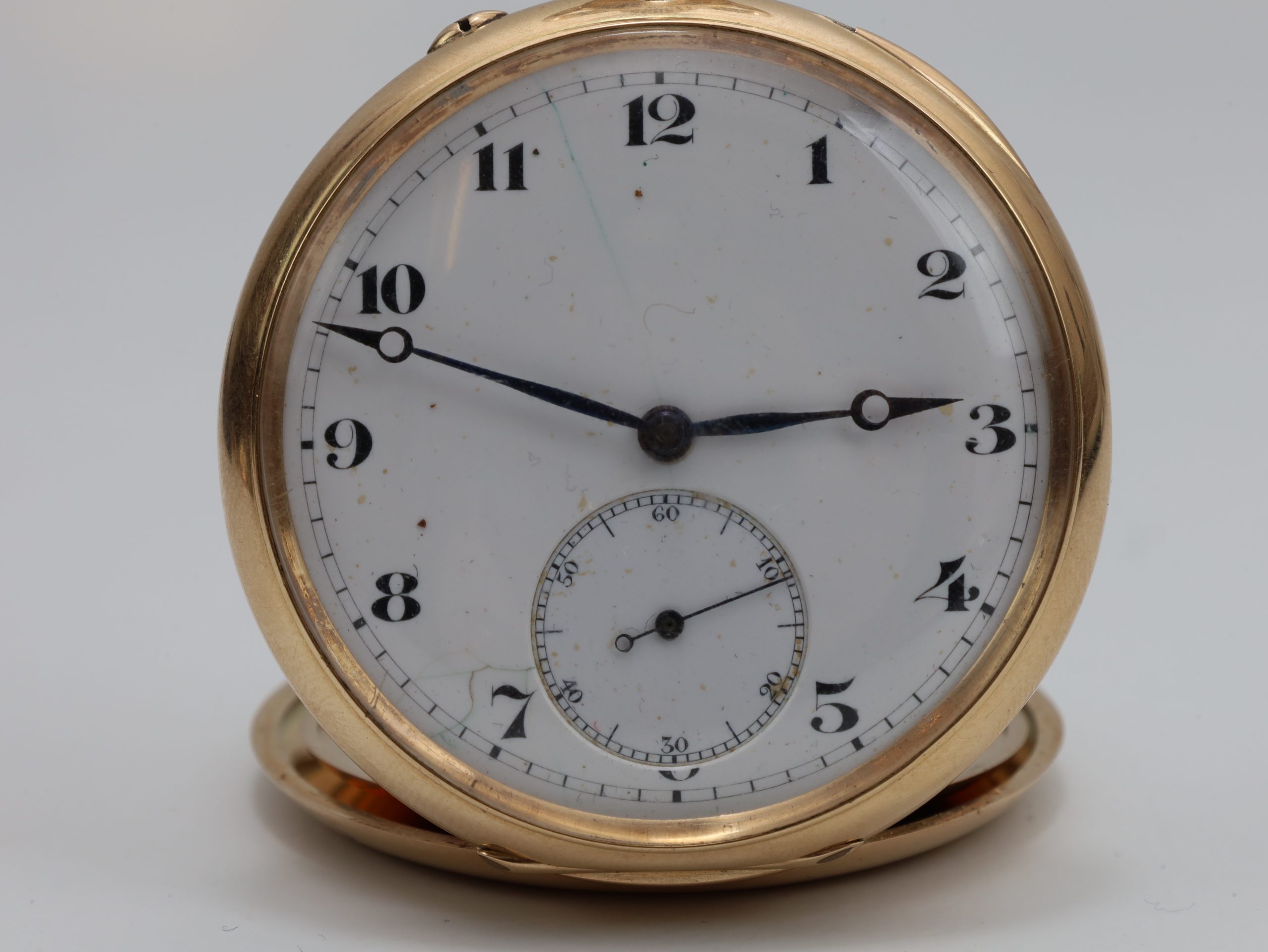 IWC Schaffhausen lommeur i 14K gull – ca. 1920–1930, totalvekt 89,92 g - Image 10