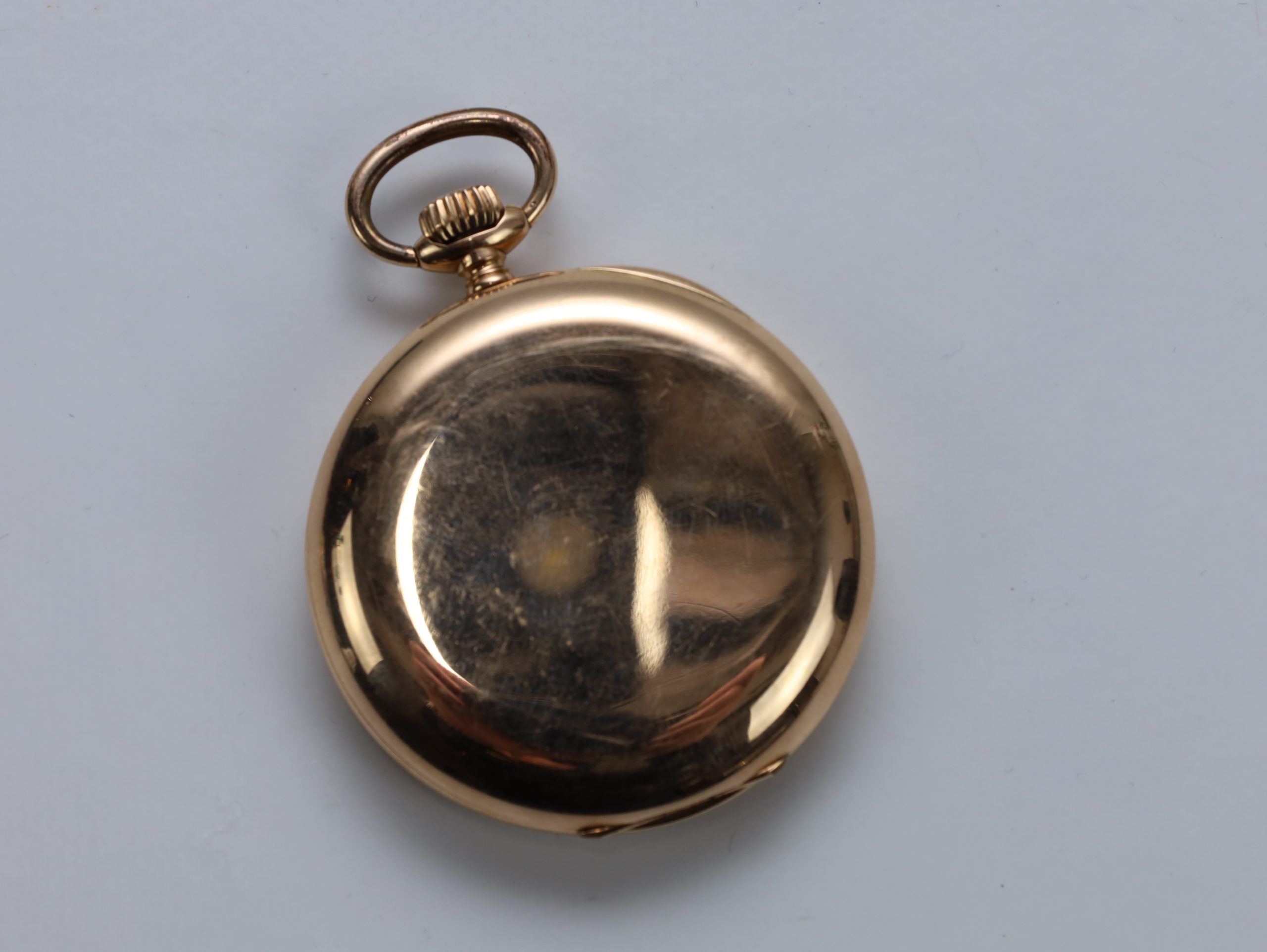 Antikt lommeur i 14 karat gull – elegant mekanisk urverk, diameter 52 mm - Image 5