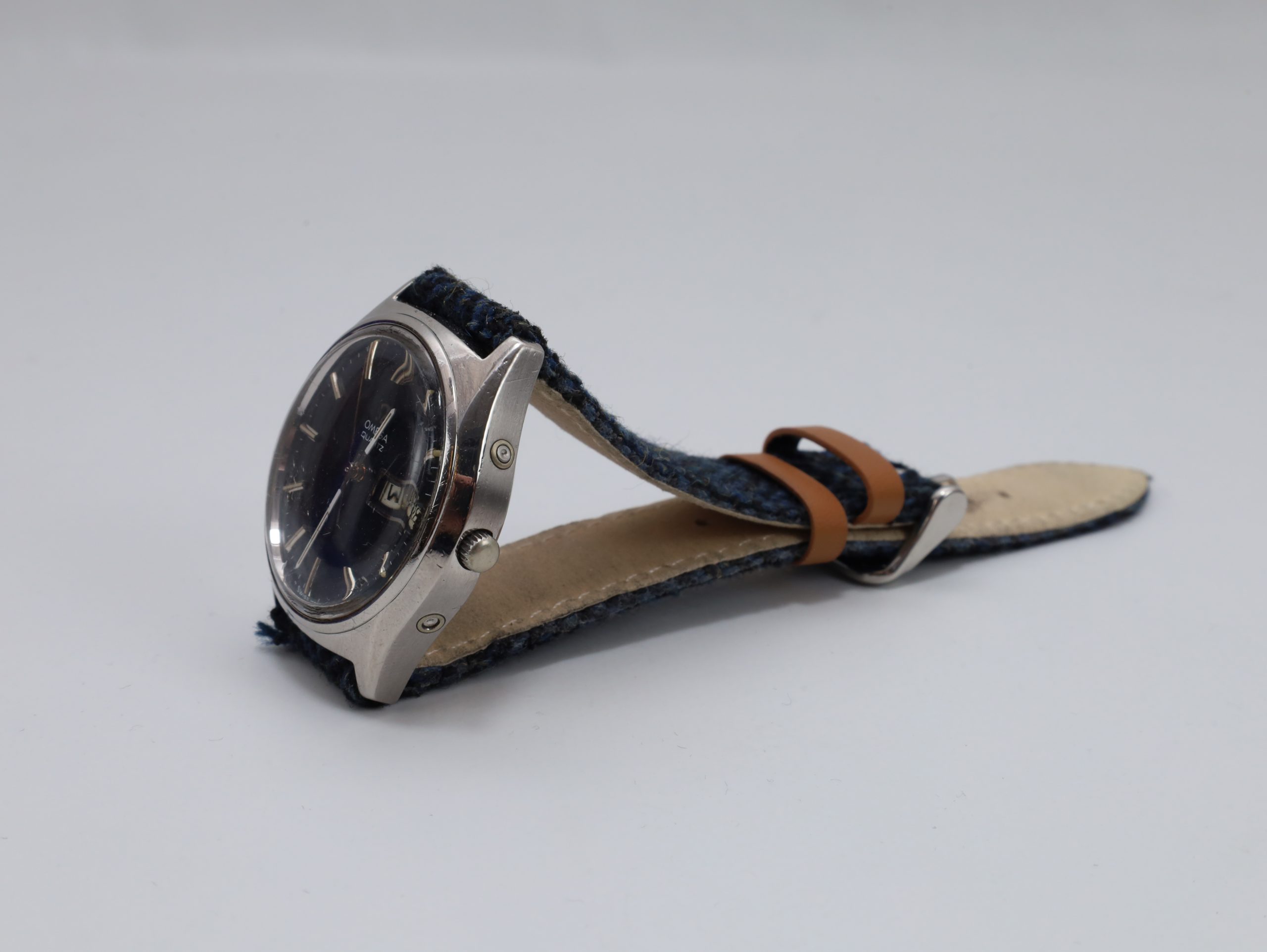 Omega Quartz – herreklokke med dag/dato – vintage modell ca. 1970-tallet - Image 7