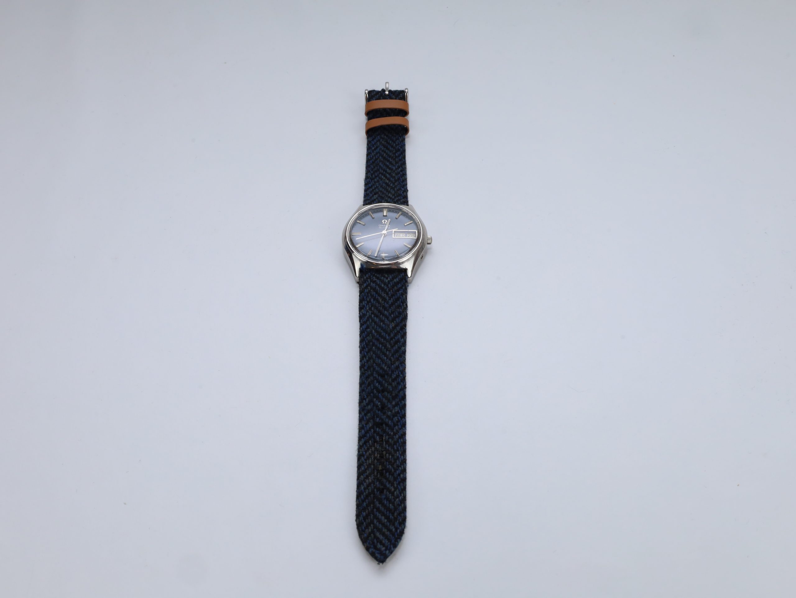 Omega Quartz – herreklokke med dag/dato – vintage modell ca. 1970-tallet - Image 4