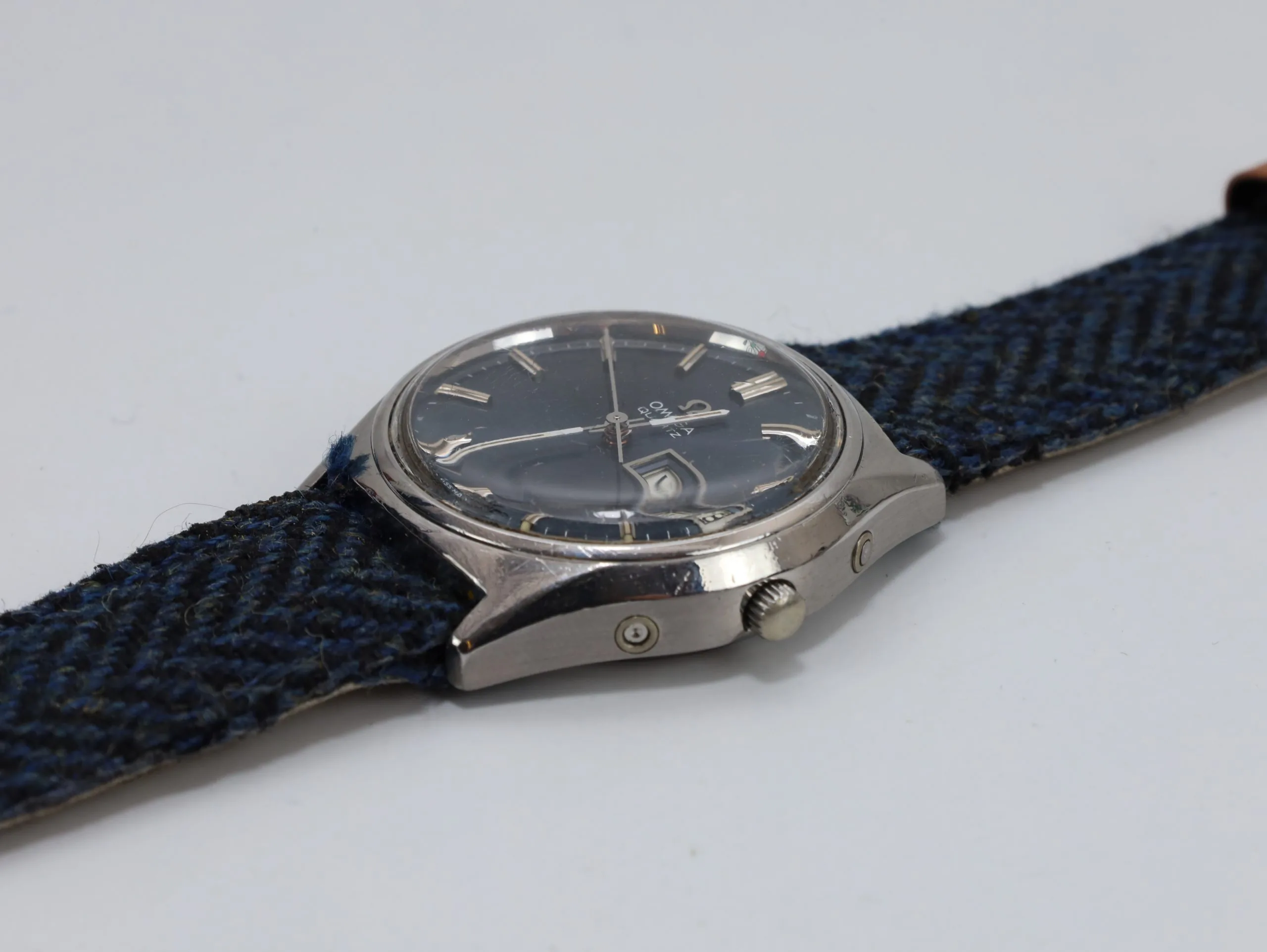Omega Quartz – herreklokke med dag/dato – vintage modell ca. 1970-tallet - Image 3