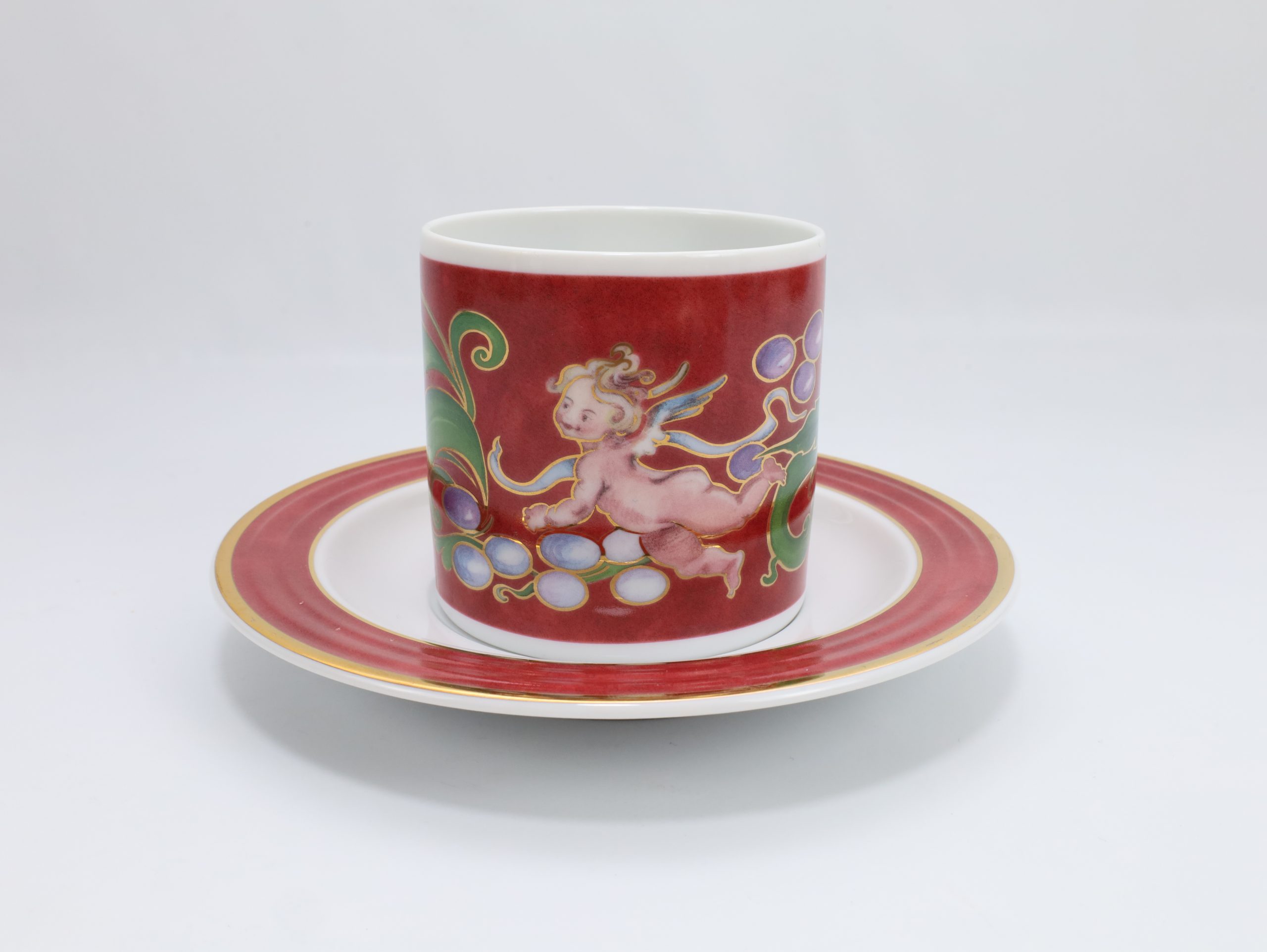 Porsgrund Porselen – Engleserien kopp og skål (Juleservise)