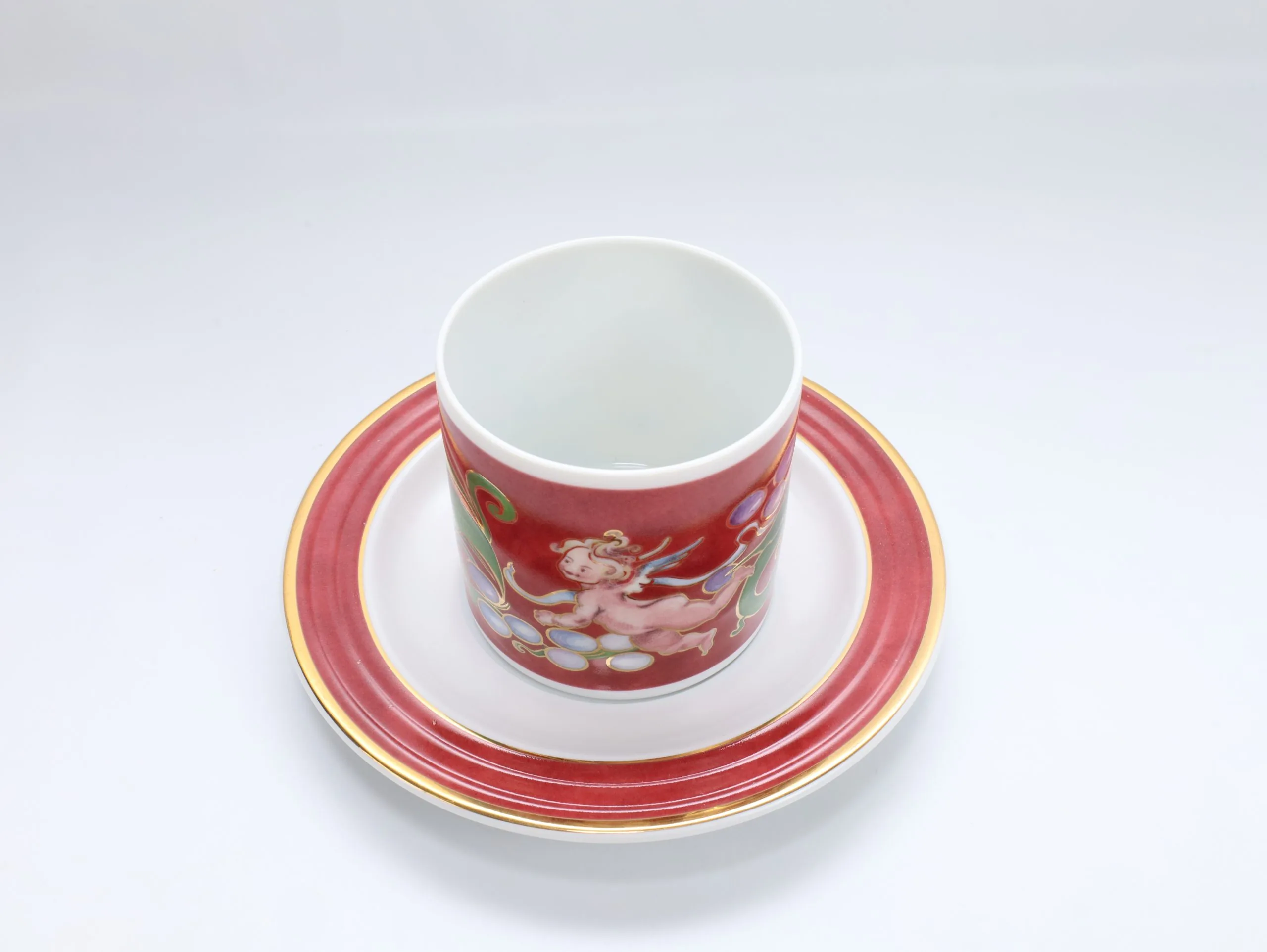 Porsgrund Porselen – Engleserien kopp og skål (Juleservise) - Image 2