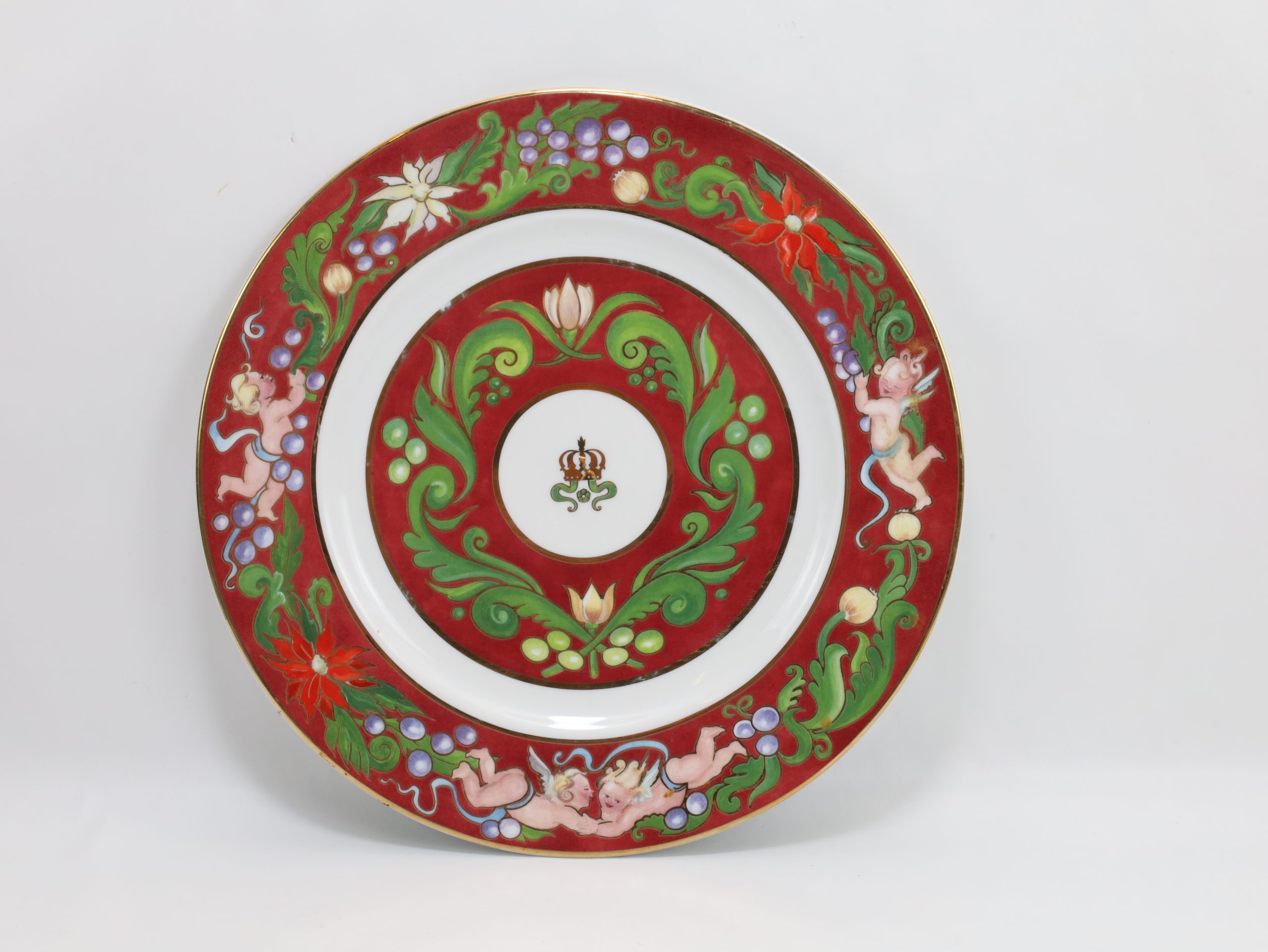 Porsgrund Porselen – Engleserien – Gourmet tallerken (30 cm)